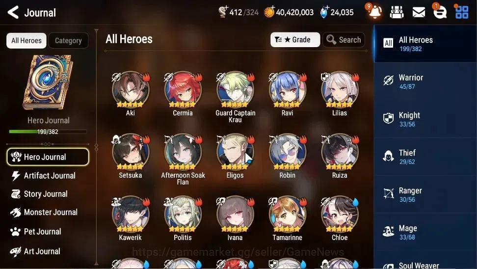 Epic Seven Accounts Global|UnVerif|19 ML(SN Yulha,Notos,Rhianna&Luciel image 6
