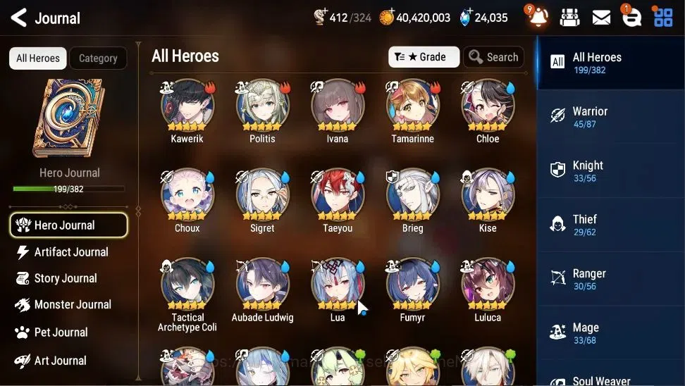 Epic Seven Accounts Global|UnVerif|19 ML(SN Yulha,Notos,Rhianna&Luciel image 7