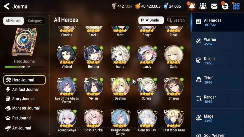 Epic Seven Accounts Global|UnVerif|19 ML(SN Yulha,Notos,Rhianna&Luciel image 9