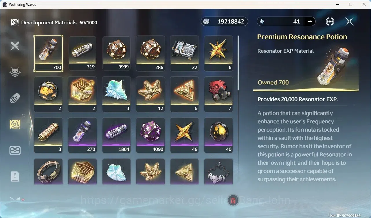 Wuthering Waves Accounts Starter SEA|UL 49|Rank 5|6 Char Limited [Yangyang: Xuanli,Rebecca,Lynae,Shorekeeper,Changli,Yinlin 11