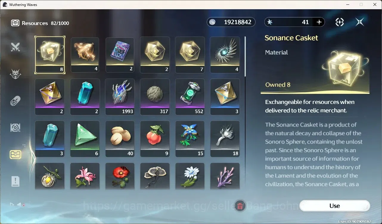 Wuthering Waves Accounts Starter SEA|UL 49|Rank 5|6 Char Limited [Yangyang: Xuanli,Rebecca,Lynae,Shorekeeper,Changli,Yinlin 12
