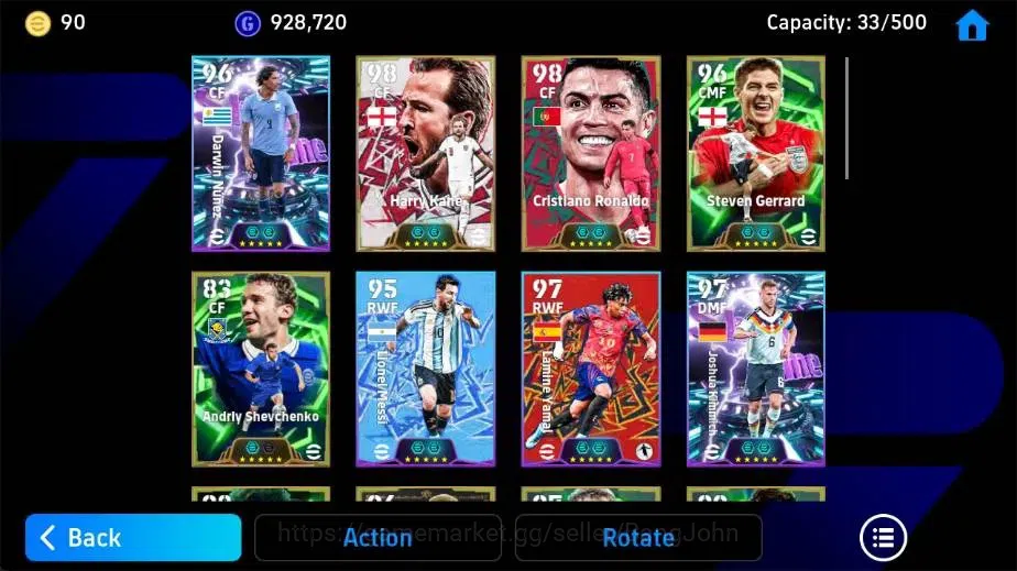 eFootball Accounts Mobile|PW 3203|Kaka Epic,Tony Adams Epic,Franco Ba image 3