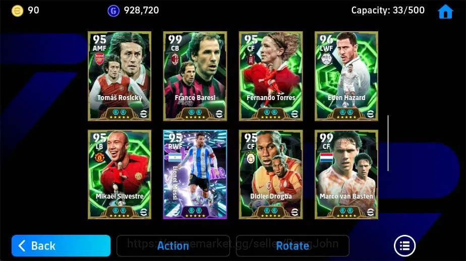 eFootball Accounts Mobile|PW 3203|Kaka Epic,Tony Adams Epic,Franco Ba image 5