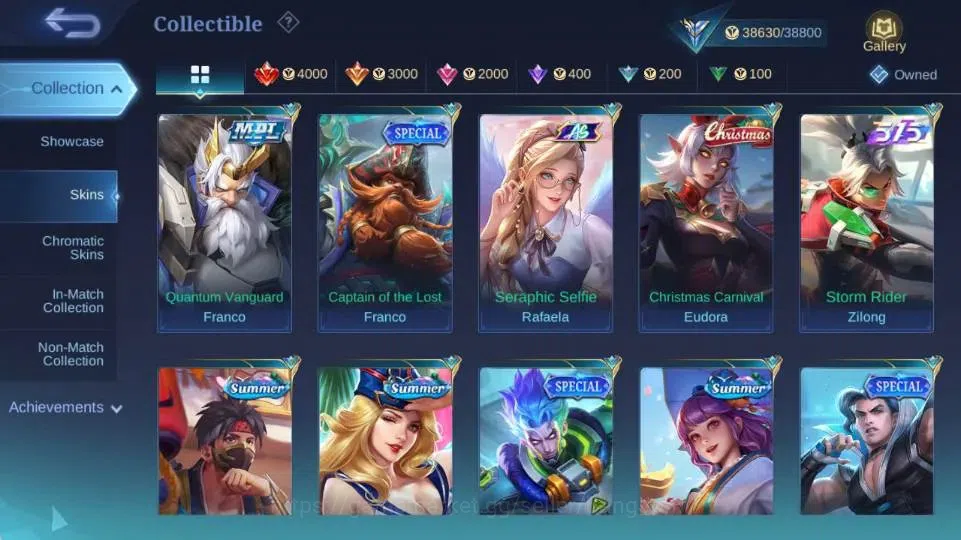 Mobile Legends: Bang Bang Accounts Global|Skin 201|Expert|KOF Karina,LuckyBox Karina, image 12