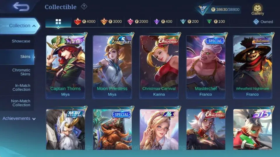 Mobile Legends: Bang Bang Accounts Global|Skin 201|Expert|KOF Karina,LuckyBox Karina, image 13