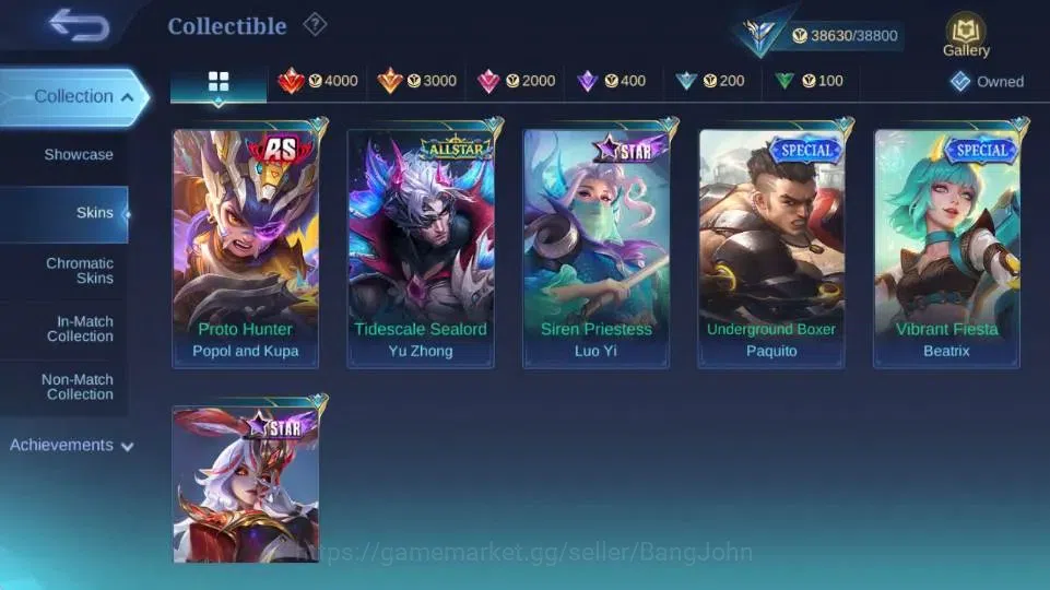 Mobile Legends: Bang Bang Accounts Global|Skin 201|Expert|KOF Karina,LuckyBox Karina, image 6