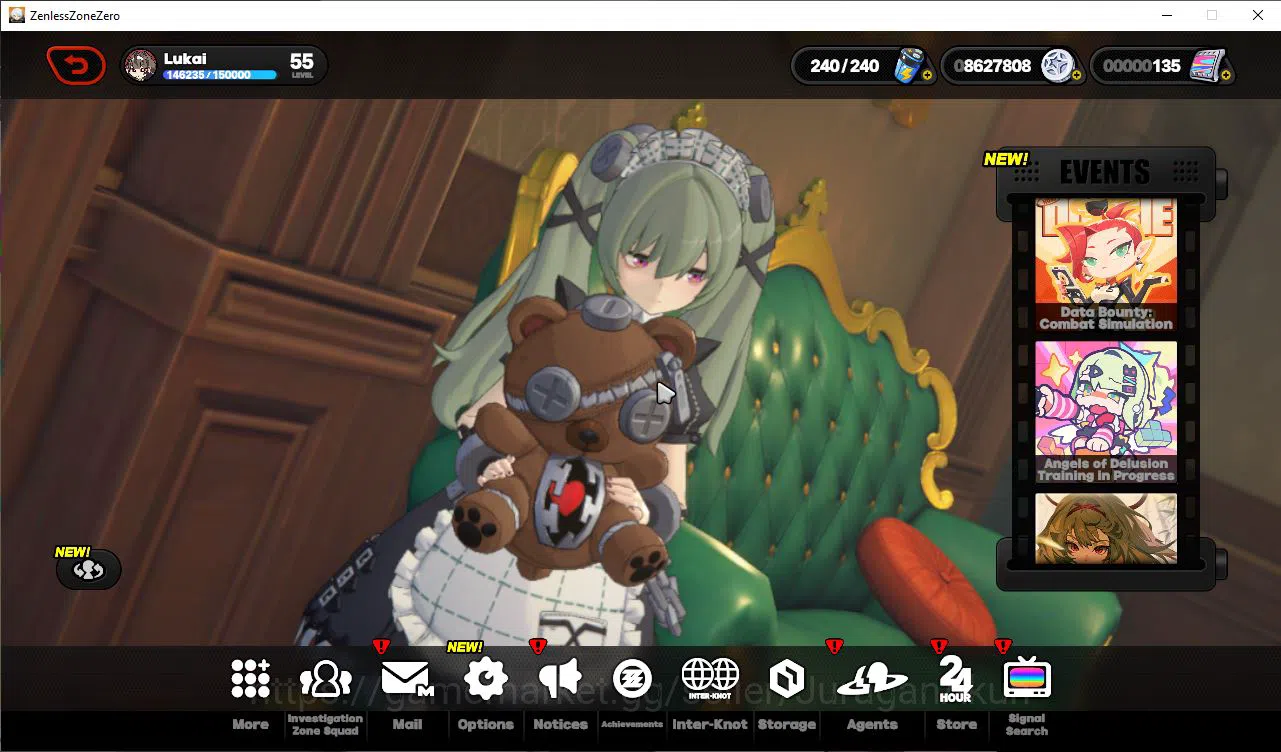 Zenless Zone Zero Accounts Mid-Game ASIA IK 55|S1 Ch1 Epilogue|2 Limited[Ye ShanguangM5+Sign,Zhao]+5 STD|1S BGBoo|MC 2