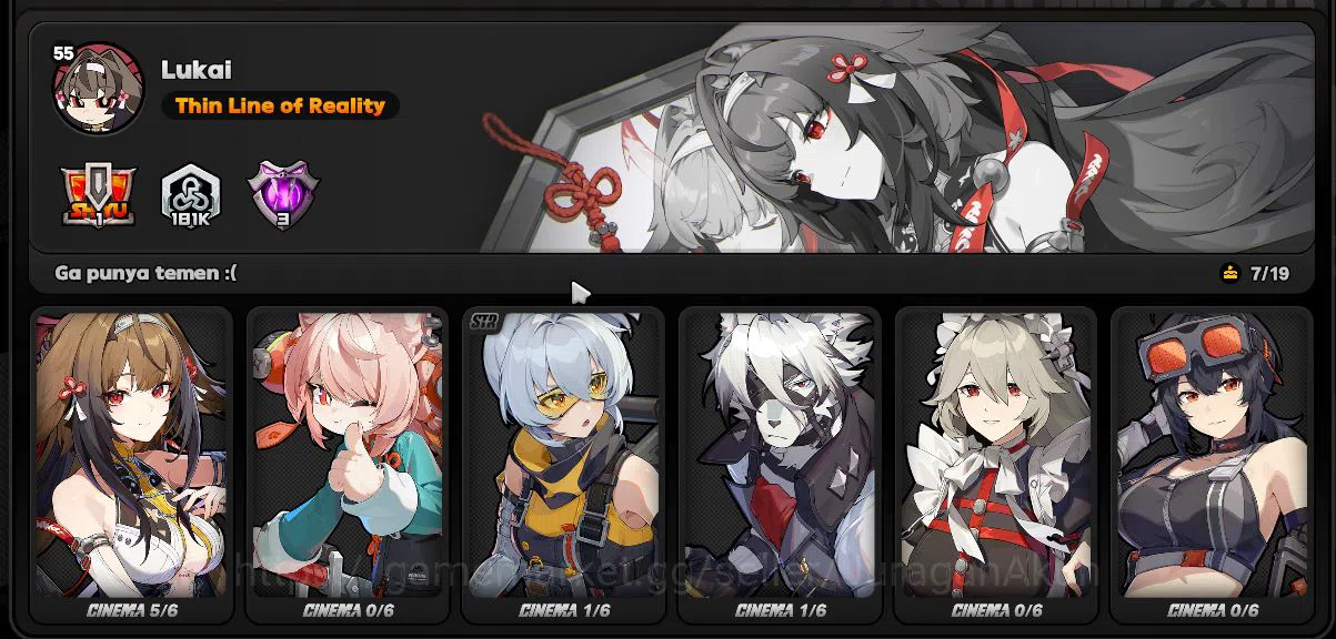 Zenless Zone Zero Accounts Mid-Game ASIA IK 55|S1 Ch1 Epilogue|2 Limited[Ye ShanguangM5+Sign,Zhao]+5 STD|1S BGBoo|MC 3