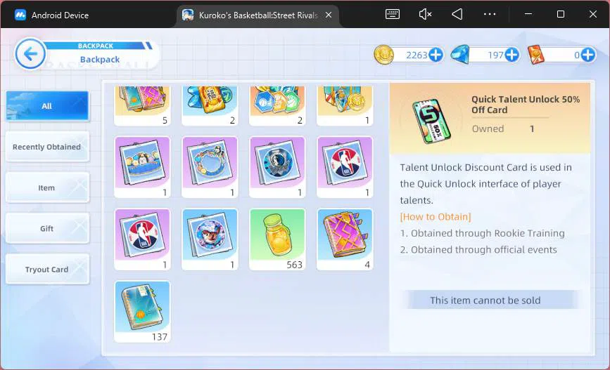 Kuroko's Basketball Street Rivals Accounts SEA|SV11|Lv15|Daiki Aomine,Taiga Kagami,etc|Take m image 5