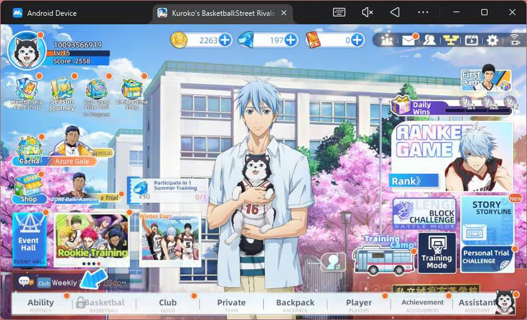 Kuroko's Basketball Street Rivals Accounts SEA|SV11|Lv15|Daiki Aomine,Taiga Kagami,etc|Take m image 8