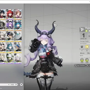 Arknights: Endfield Accounts NA/EU|Lv 48|6 SSR 3 Limited 7(*6 Weapon)|Laevatain+Sign,Typhoeus,Gilberta|9,9K Oro|Selector