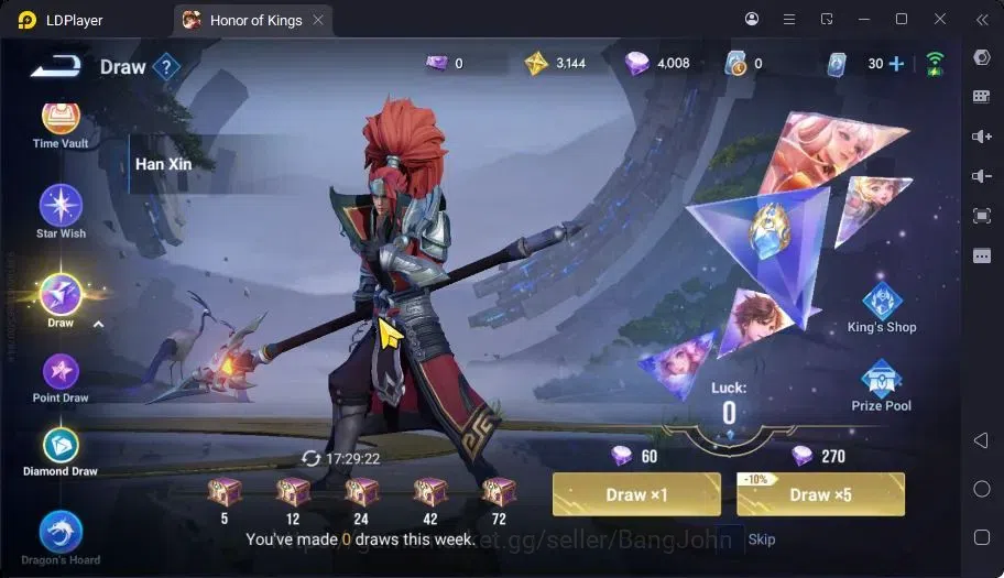 Honor of Kings Accounts Global | 55H 30S | LEGEND Lady Sun,Angela & Many E image 9