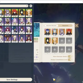 Genshin Impact Accounts Mid Game EU|AR 54|2 Limited + 1(*5 Weapon)|Flins C1+Signature,Ineffa|Standard Diluc,Keqing|Reuni