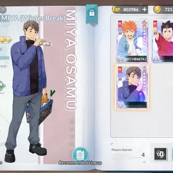HAIKYU!! FLY HIGH Accounts SEA|Lvl 57|4 SP (Osamu,Sugawara,Nishinoya,Hinata)+Memo|4 UR