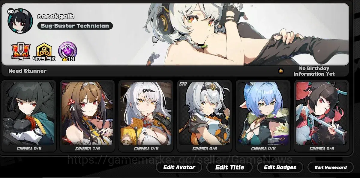 Zenless Zone Zero Accounts ASIA|IK 60|S3|18 LMT 2AOD 3VH 3 PremT(YSGM1,Yixuan image 4