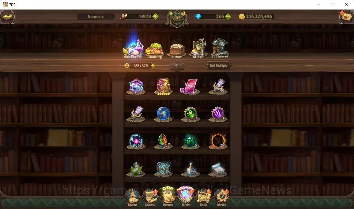 The Seven Deadly Sins: Grand Cross Accounts Endgame Asia|7M CC|120 LS+263 DM|6 LR+15 UR+Many 19