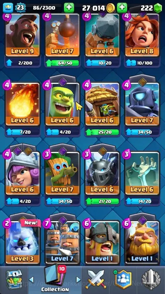 Clash Royale Accounts Midgame Lv 23|Trophy 4234|KTL 9|Limited Skin|Card 73|1 Hero 1 EVO 4 Legend 18 Epic 24 Rare 27 8