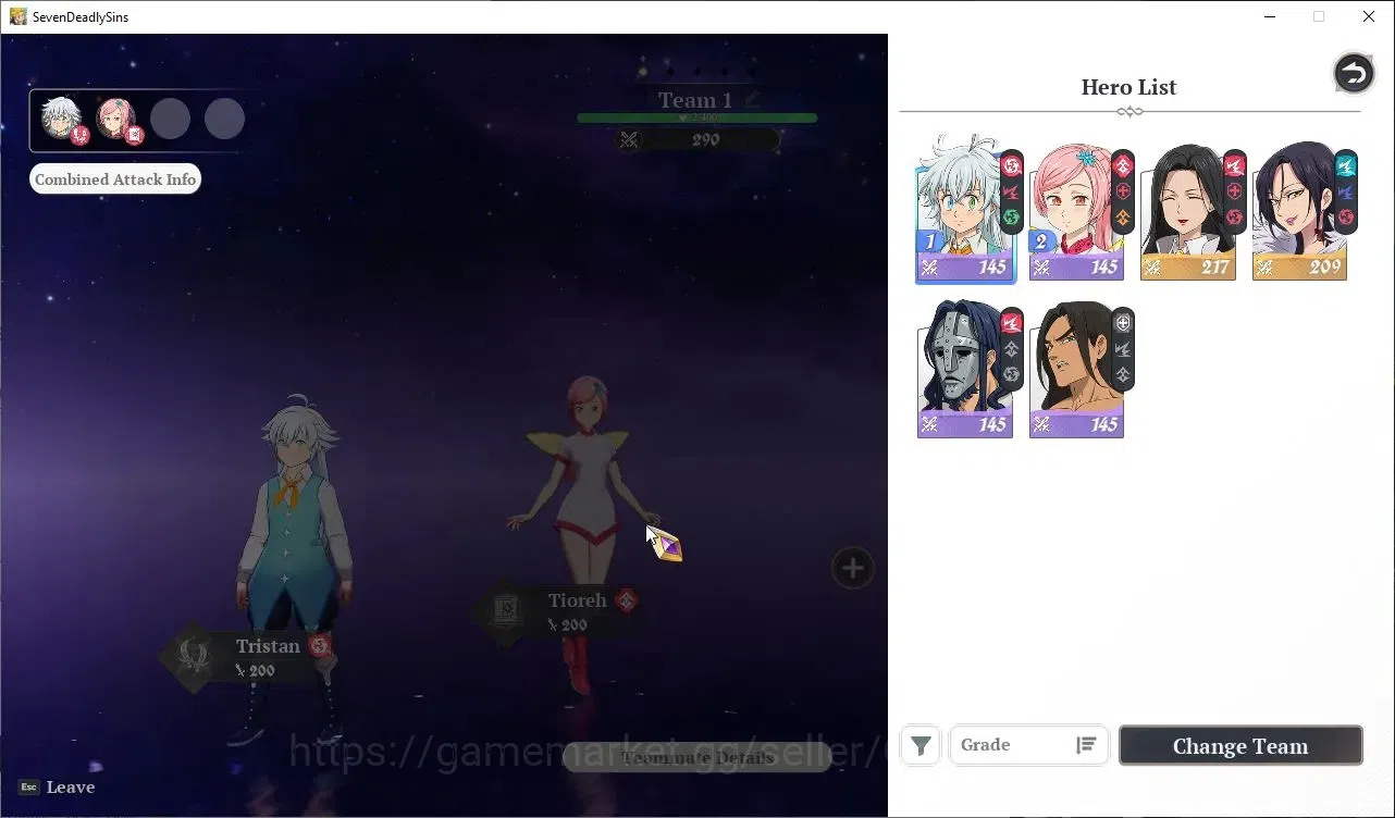 The Seven Deadly Sins: Origin Accounts EUROPE |Fresh Starter Lvl 2|2 SSR| Merlin, Guila + image 3