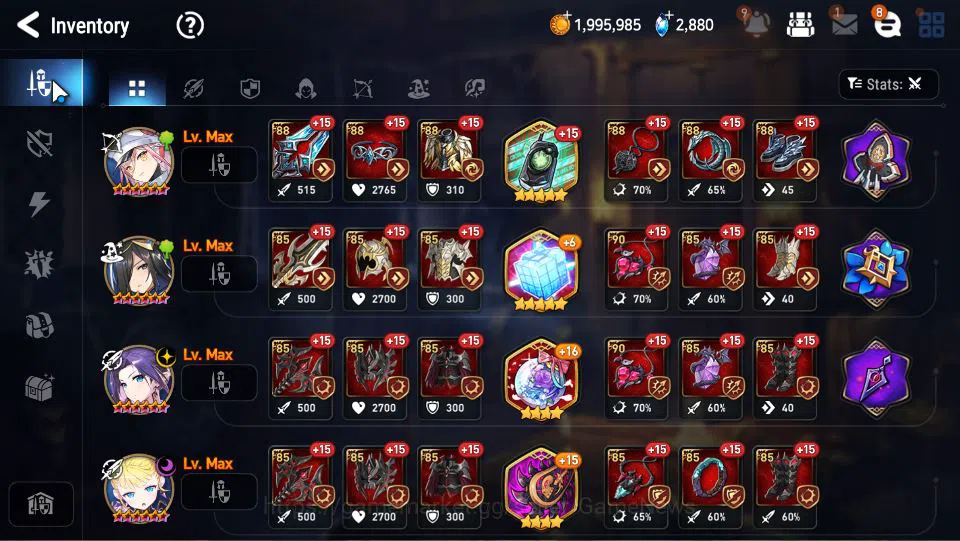Epic Seven Accounts Limited Hero GLOBAL Unverif|New Era|11 ML(Salome,BArunka,LOTScales,NM Luna,Etc)+Rinak,TA Coli,Etc|PoH 14
