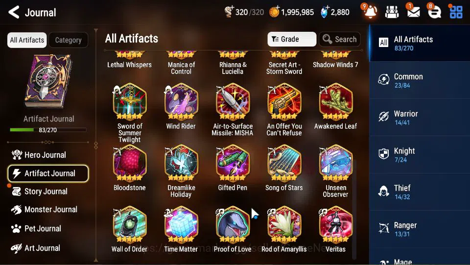 Epic Seven Accounts Limited Hero GLOBAL Unverif|New Era|11 ML(Salome,BArunka,LOTScales,NM Luna,Etc)+Rinak,TA Coli,Etc|PoH 15