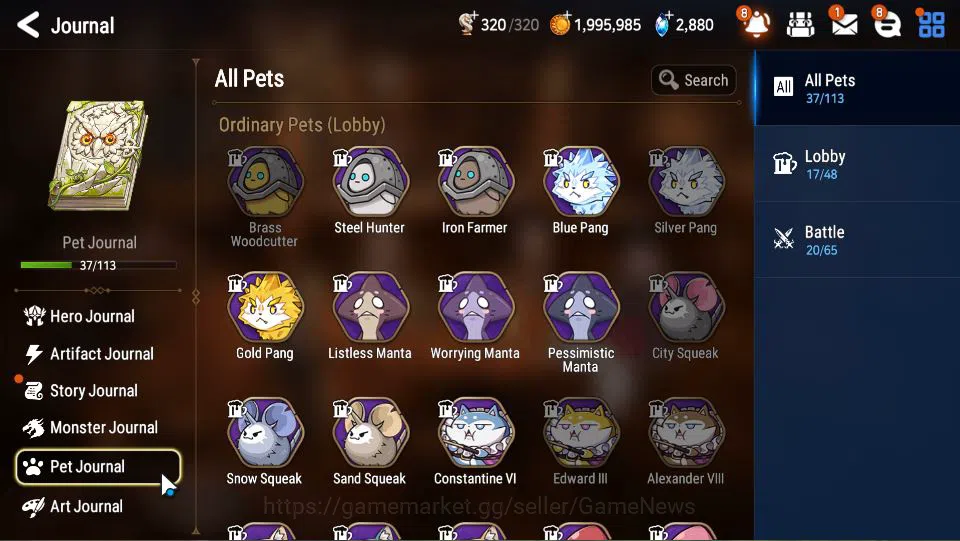 Epic Seven Accounts Limited Hero GLOBAL Unverif|New Era|11 ML(Salome,BArunka,LOTScales,NM Luna,Etc)+Rinak,TA Coli,Etc|PoH 3