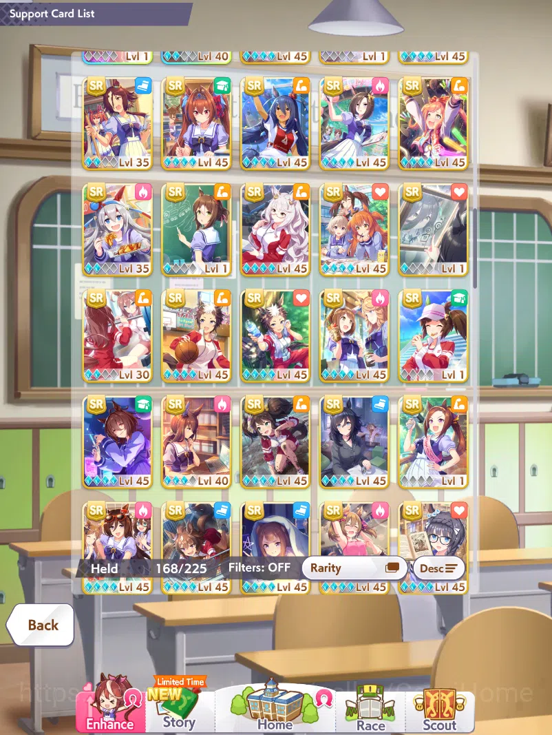 Umamusume: Pretty Derby Accounts Global Endgame SS | Many Spark | Many B9 + B8 | 47 Uma | Never miss supoka event from unity 6