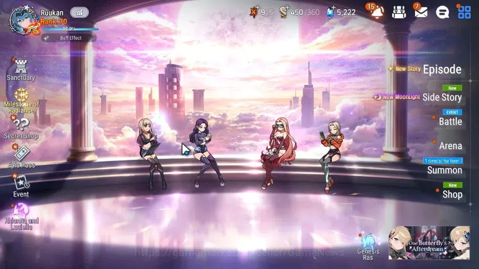 Epic Seven Accounts GLOBAL|25 ML(Ainz,Har setti,A Vildred,C Lilias,Bel image 1
