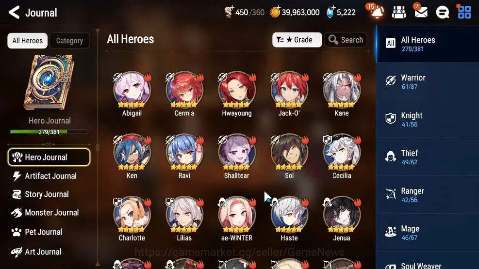 Epic Seven Accounts GLOBAL|25 ML(Ainz,Har setti,A Vildred,C Lilias,Bel image 10