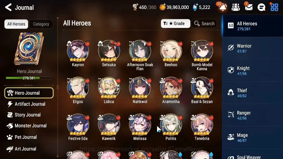 Epic Seven Accounts GLOBAL|25 ML(Ainz,Har setti,A Vildred,C Lilias,Bel image 11