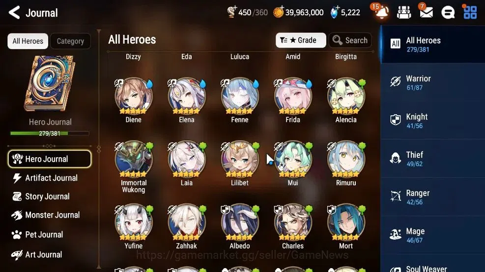 Epic Seven Accounts GLOBAL|25 ML(Ainz,Har setti,A Vildred,C Lilias,Bel image 14