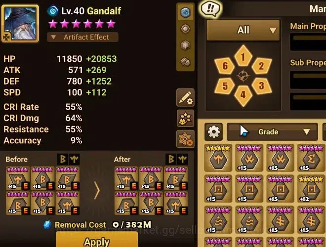 Summoners War: Sky Arena Accounts ASIA Lv100|1 LD[JAGER]|53 Total NB5[Gandalf,Legola image 11