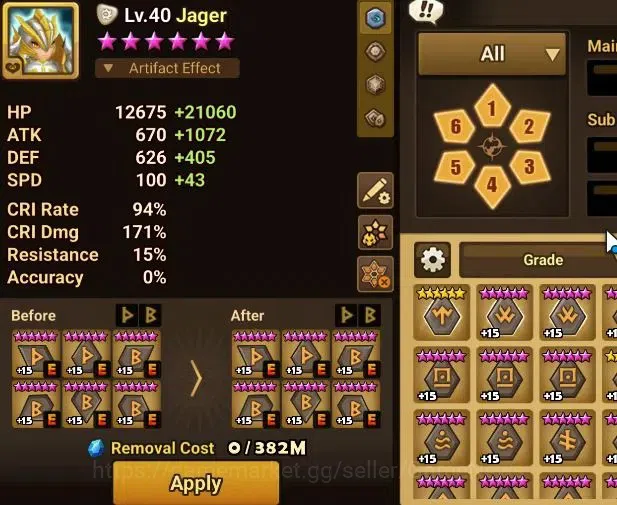 Summoners War: Sky Arena Accounts ASIA Lv100|1 LD[JAGER]|53 Total NB5[Gandalf,Legola image 13