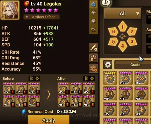 Summoners War: Sky Arena Accounts ASIA Lv100|1 LD[JAGER]|53 Total NB5[Gandalf,Legola image 16