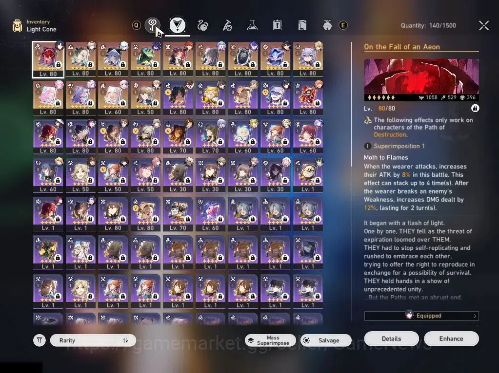 Honkai Star Rail Accounts Asia|Free HI3|TL 70|20 Limited [Castorice,Firefly, image 5