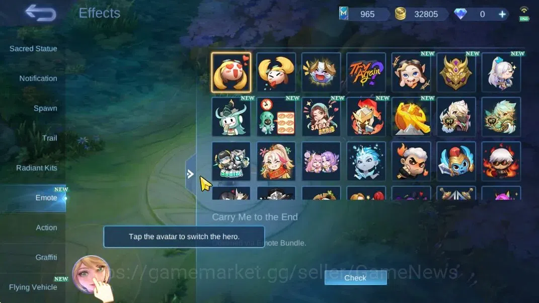 Mobile Legends: Bang Bang Accounts Hero 86|Skin 158|CC Nata,LB[Alucard,Granger],M Ser image 14