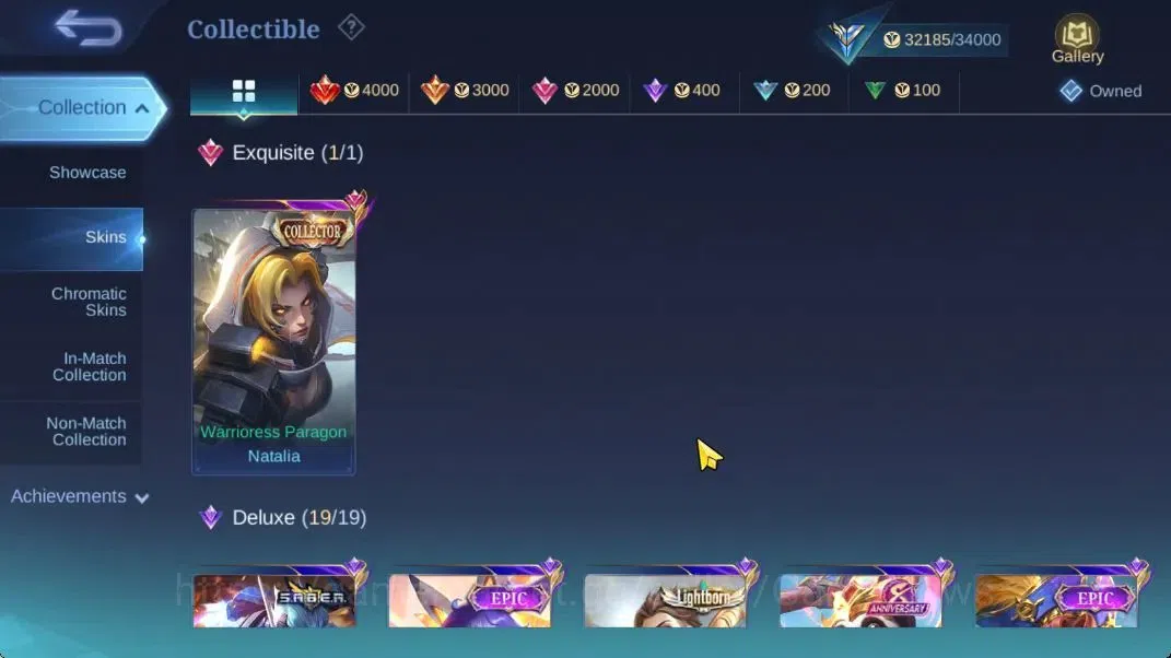 Mobile Legends: Bang Bang Accounts Hero 86|Skin 158|CC Nata,LB[Alucard,Granger],M Ser image 4