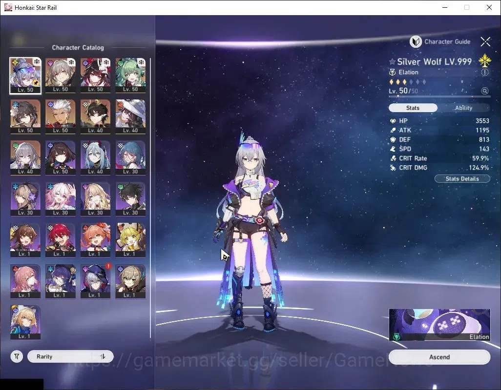 Honkai Star Rail Accounts Asia|TL 35| 7 Limited |SW 999,The Dahlia,Huohuo E1 image 4