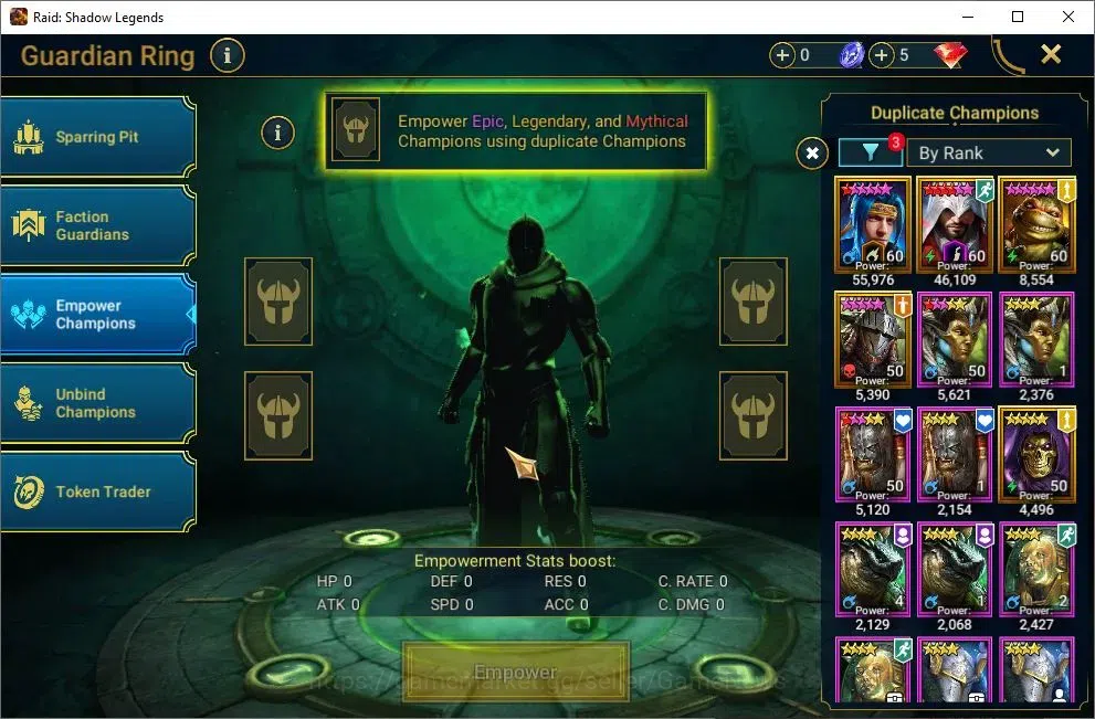 Raid: Shadow Legends Accounts Lv55 1,1M Power|1 Mythic(SS Galathir)+26Legend(Ezi image 17