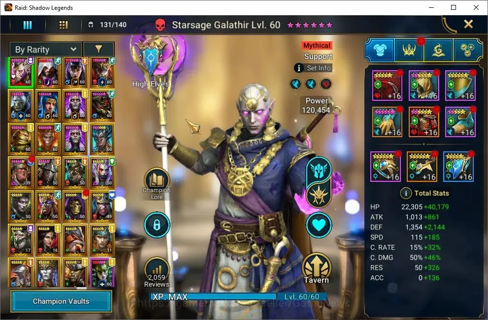 Raid: Shadow Legends Accounts Lv55 1,1M Power|1 Mythic(SS Galathir)+26Legend(Ezi image 3