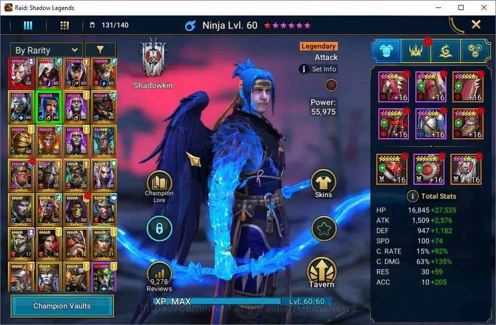 Raid: Shadow Legends Accounts Lv55 1,1M Power|1 Mythic(SS Galathir)+26Legend(Ezi image 7
