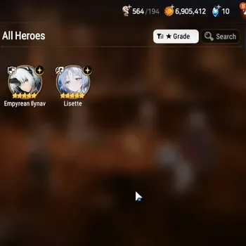 Epic Seven Accounts Starter GLOBAL UnVerif|New Era|2 ML(Lisette,E.Ilynav)+Tenebria,Choux,Fumyr,Estelle,Etc|Poh ON|Abys F