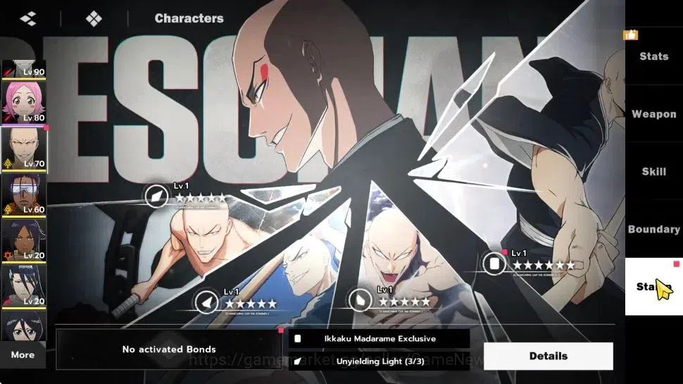 BLEACH: Soul Resonance Accounts NuverseSEA|LV 65|10 SSR[KenpacB2,UrahB2,SoiFonB1,I image 17