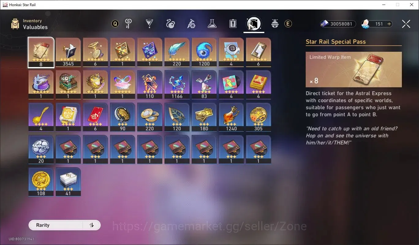 Honkai Star Rail Accounts ASIA|TL 70 End-Game|Cyrene E0S1 + Archer Collab + image 10