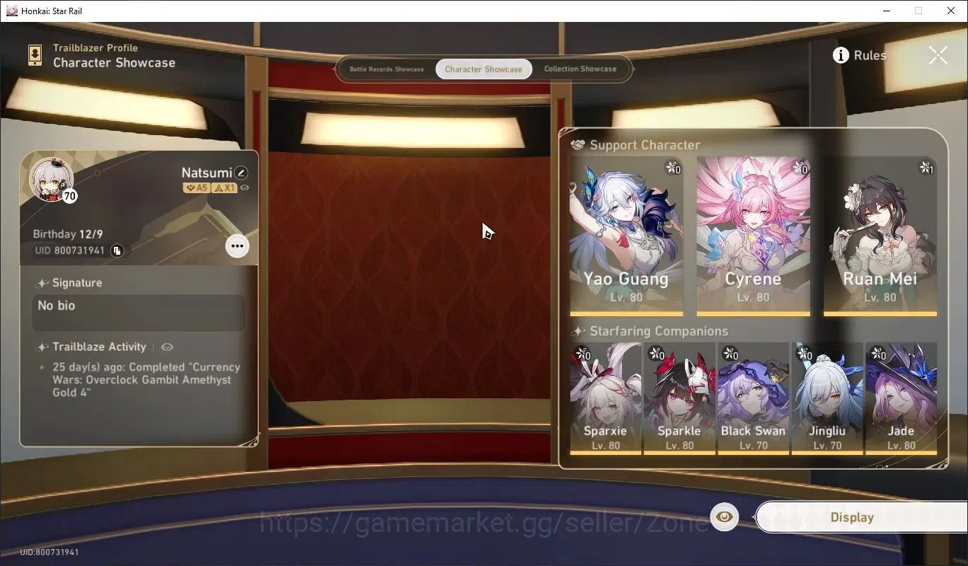 Honkai Star Rail Accounts ASIA|TL 70 End-Game|Cyrene E0S1 + Archer Collab + image 12
