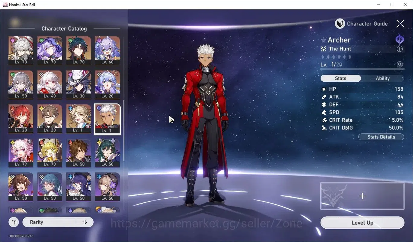 Honkai Star Rail Accounts ASIA|TL 70 End-Game|Cyrene E0S1 + Archer Collab + image 3