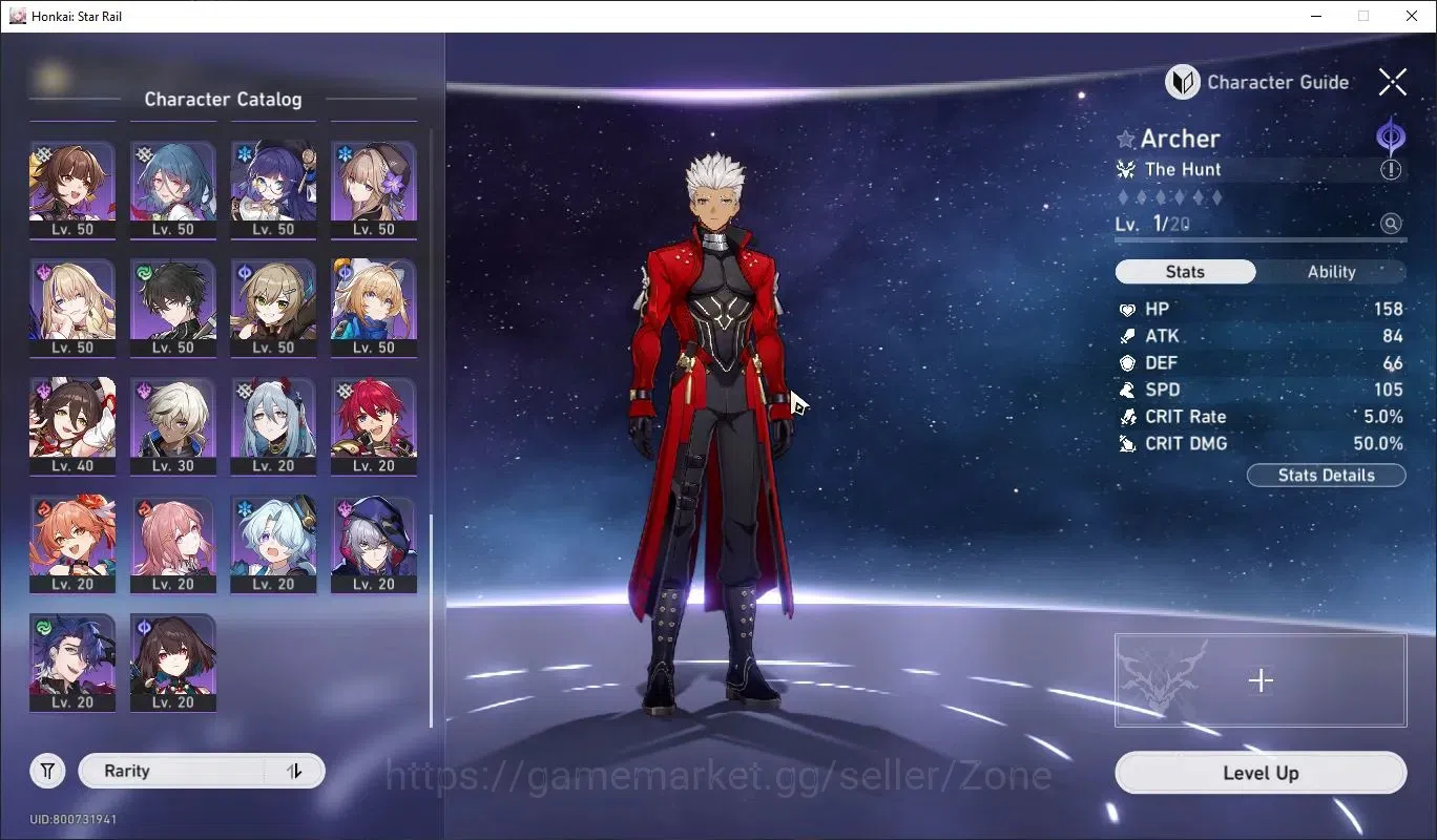 Honkai Star Rail Accounts ASIA|TL 70 End-Game|Cyrene E0S1 + Archer Collab + image 4