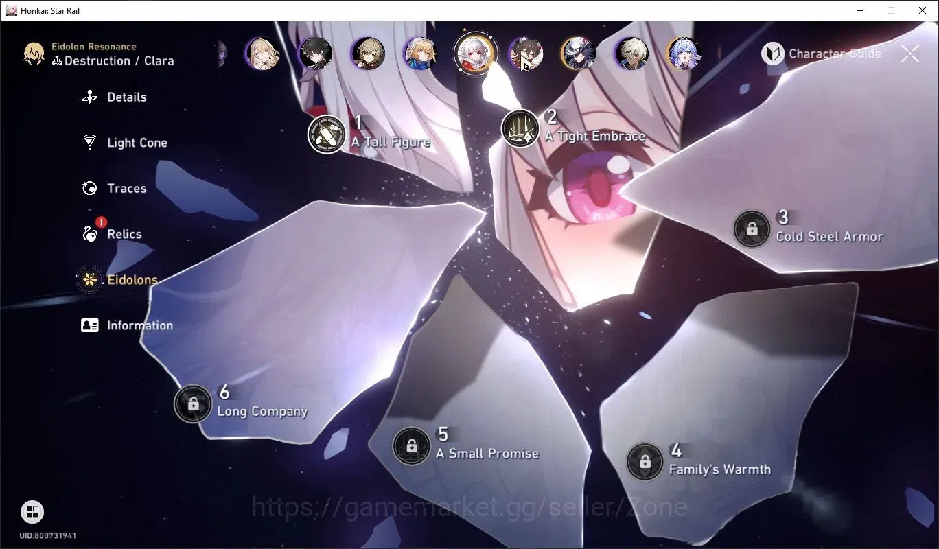 Honkai Star Rail Accounts ASIA|TL 70 End-Game|Cyrene E0S1 + Archer Collab + image 7