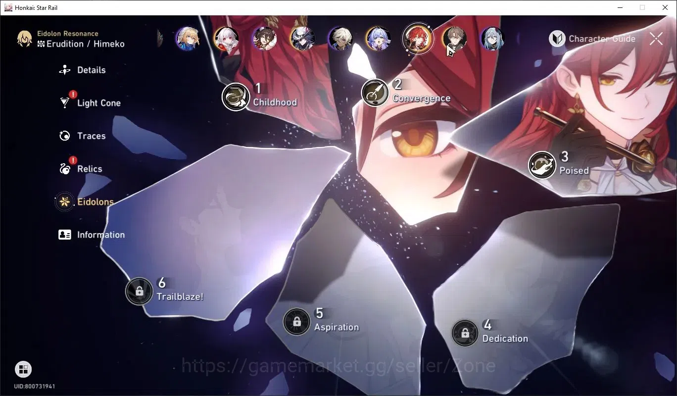 Honkai Star Rail Accounts ASIA|TL 70 End-Game|Cyrene E0S1 + Archer Collab + image 8