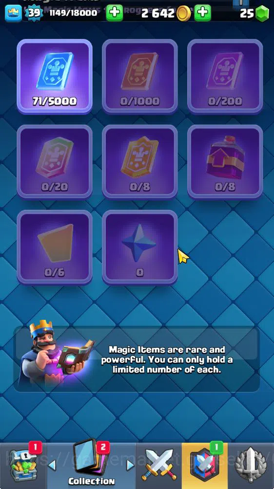 Clash Royale Accounts Midgame Lv 39|Trophy 7032|KTL 13|Limited Skin|Card 119| 1 Hero 14 EVO 6 Champ 21 Legedary 33 Epic 30 7