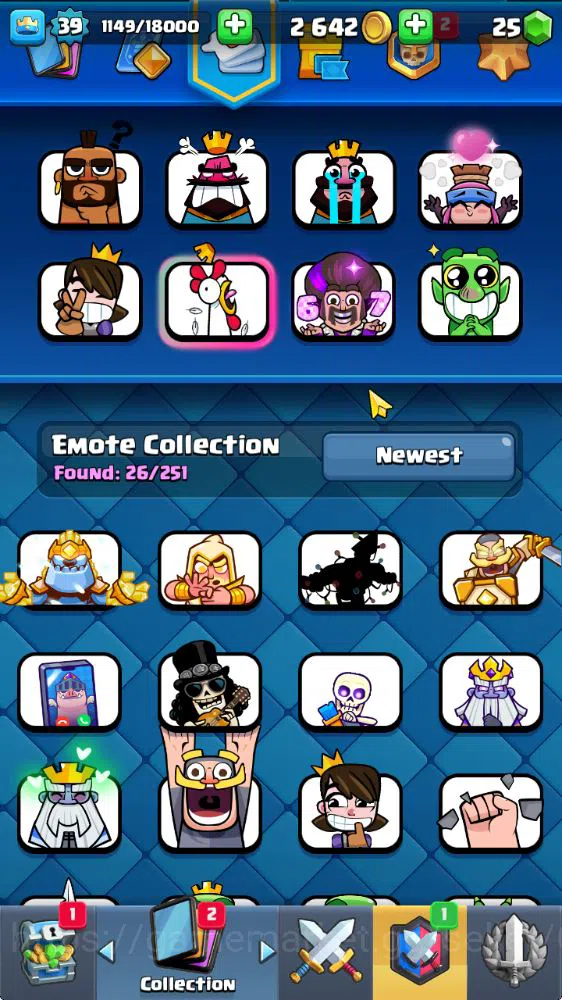 Clash Royale Accounts Midgame Lv 39|Trophy 7032|KTL 13|Limited Skin|Card 119| 1 Hero 14 EVO 6 Champ 21 Legedary 33 Epic 30 8